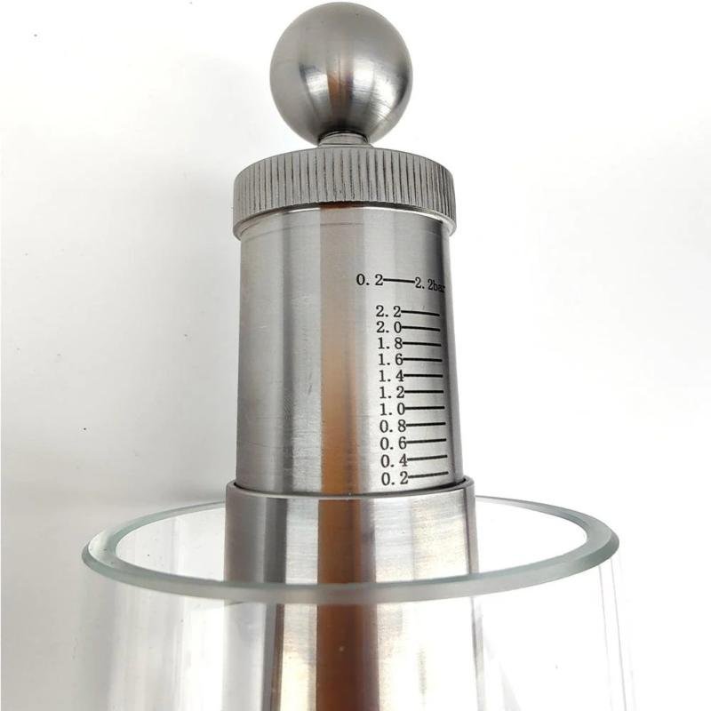 VÁLVULA SPUNDING, CON MANÓMETRO CLAMP