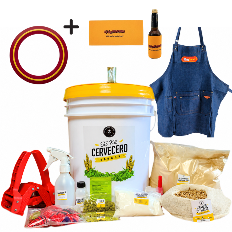 KIT MAESTRO CERVECERO COCCIÓN 20L +...