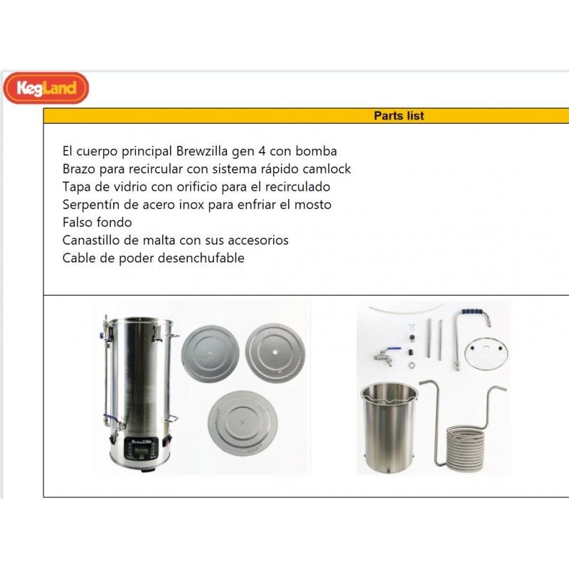 MINI-PLANTA CERVECERA todo en uno_65L